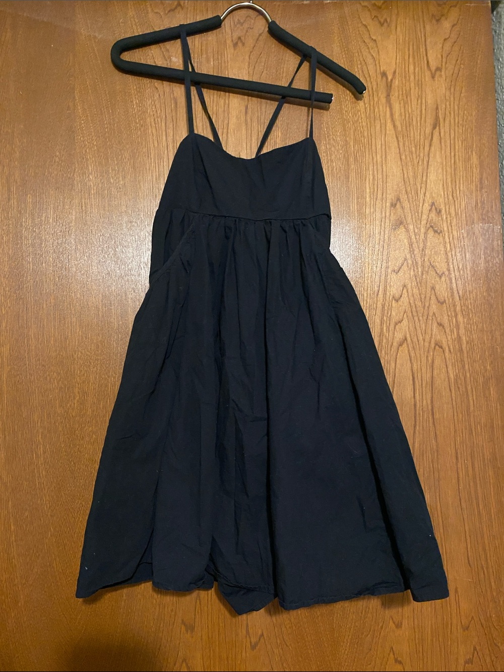 Urban Outfitters Black Mini Cami Dress
